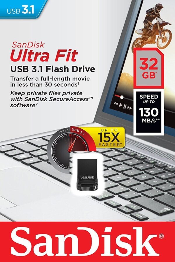 SanDisk 32GB Ultra Fit USB3.1