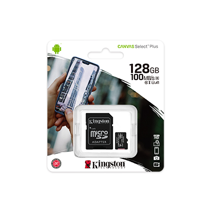 Kingston 128GB MicroSD Card Class 10 UHS-1