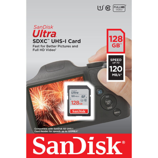 SanDisk Ultra SDXC UHS-1 Card 128GB