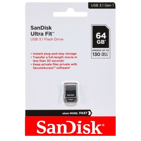 SanDisk 64GB Ultra Fit USB 3.1