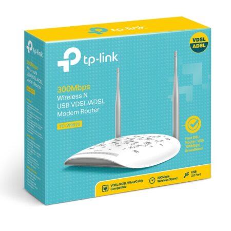 TP-Link TD-W9970 N300 Wireless VDSL ADSL Modem Router