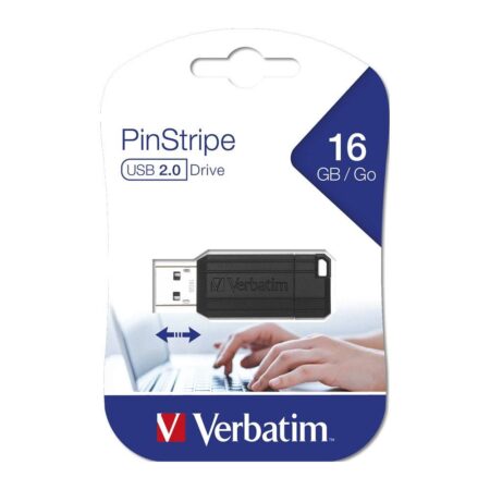 Verbatim Store'n'Go Pinstripe USB 2.0 Drive 16GB