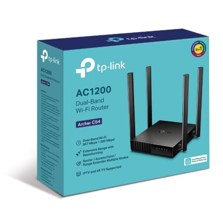 TP Link AC1200 Dual Band Wifi Router - Archer C54