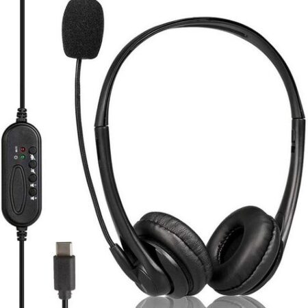 USB-C HEADSET WITH BOOM MIC