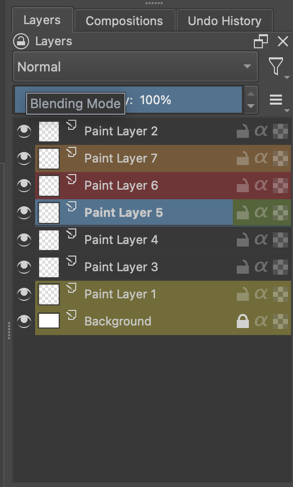 Krita Layers